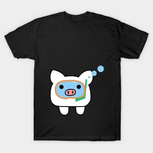 scuba diving pig T-Shirt